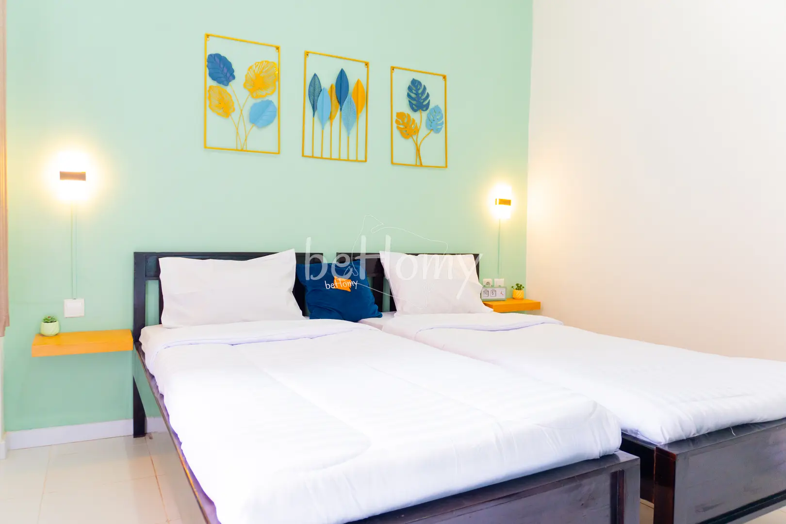foto kamar Tipe Twin Bed properti Behomy Harita Lampung