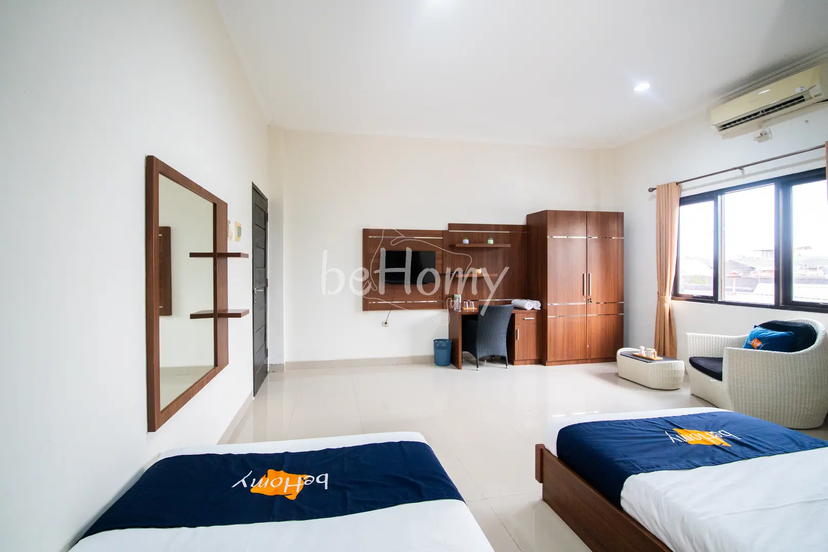foto kamar Tipe Twin Bed properti Behomy Harlin Solo