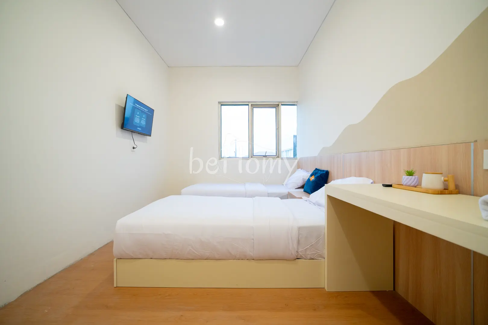 foto kamar Tipe Twin Bed properti Behomy Urban Point Karawang