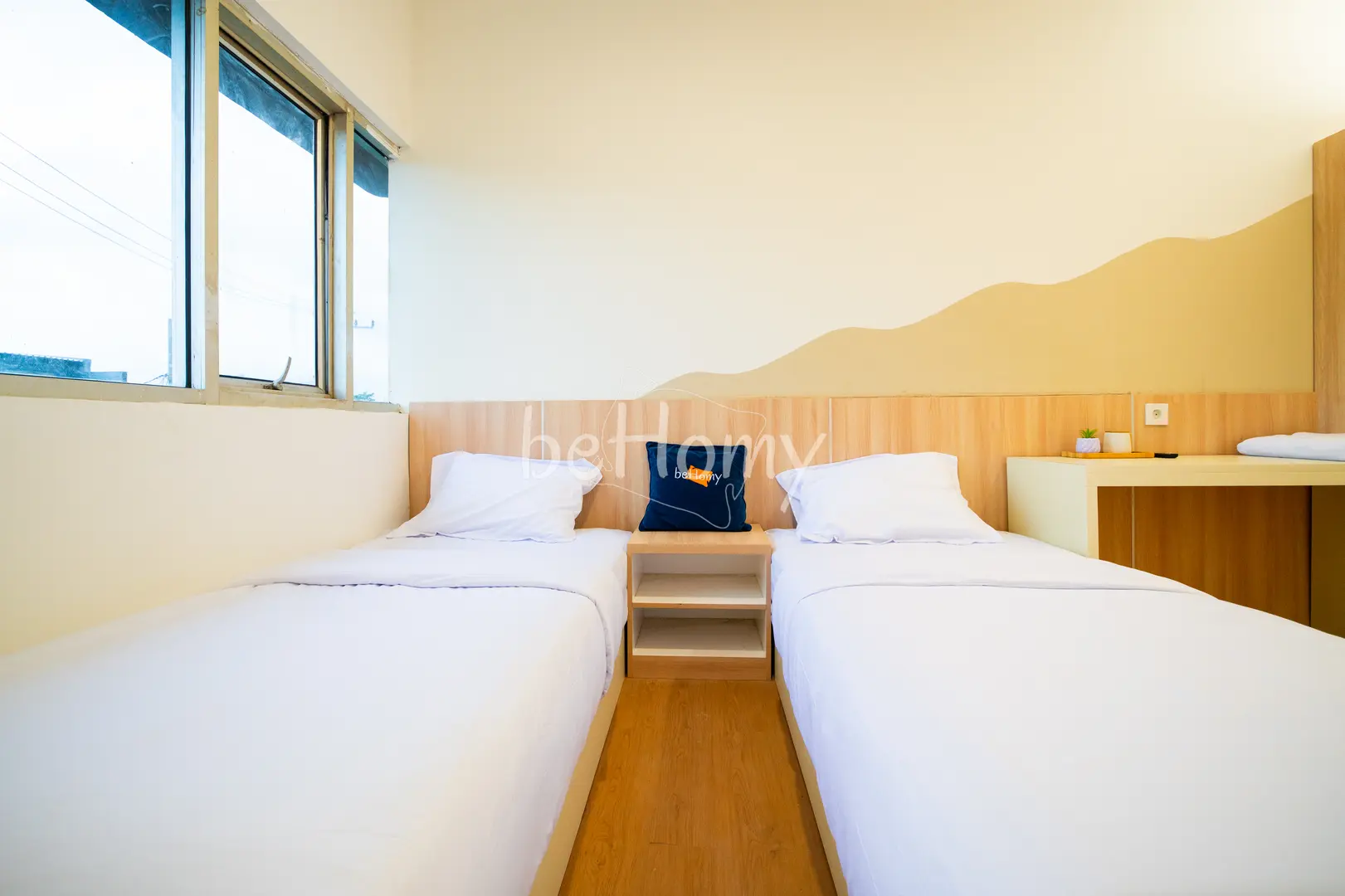 foto kamar Tipe Twin Bed properti Behomy Urban Point Karawang